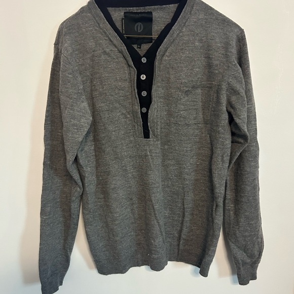 Jack & Jones Other - Merino Wool Sweater in Charcoal